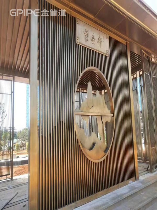 庭院不銹鋼風(fēng)水屏風(fēng)